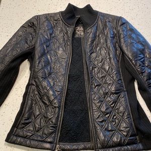 Prana Black Quilted Jacket